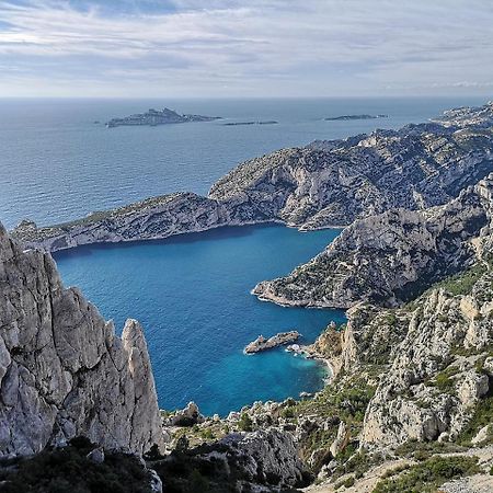 10 Min Du Centre-Ville Terrasse Avec Vue + Parking Marseille Exteriér fotografie